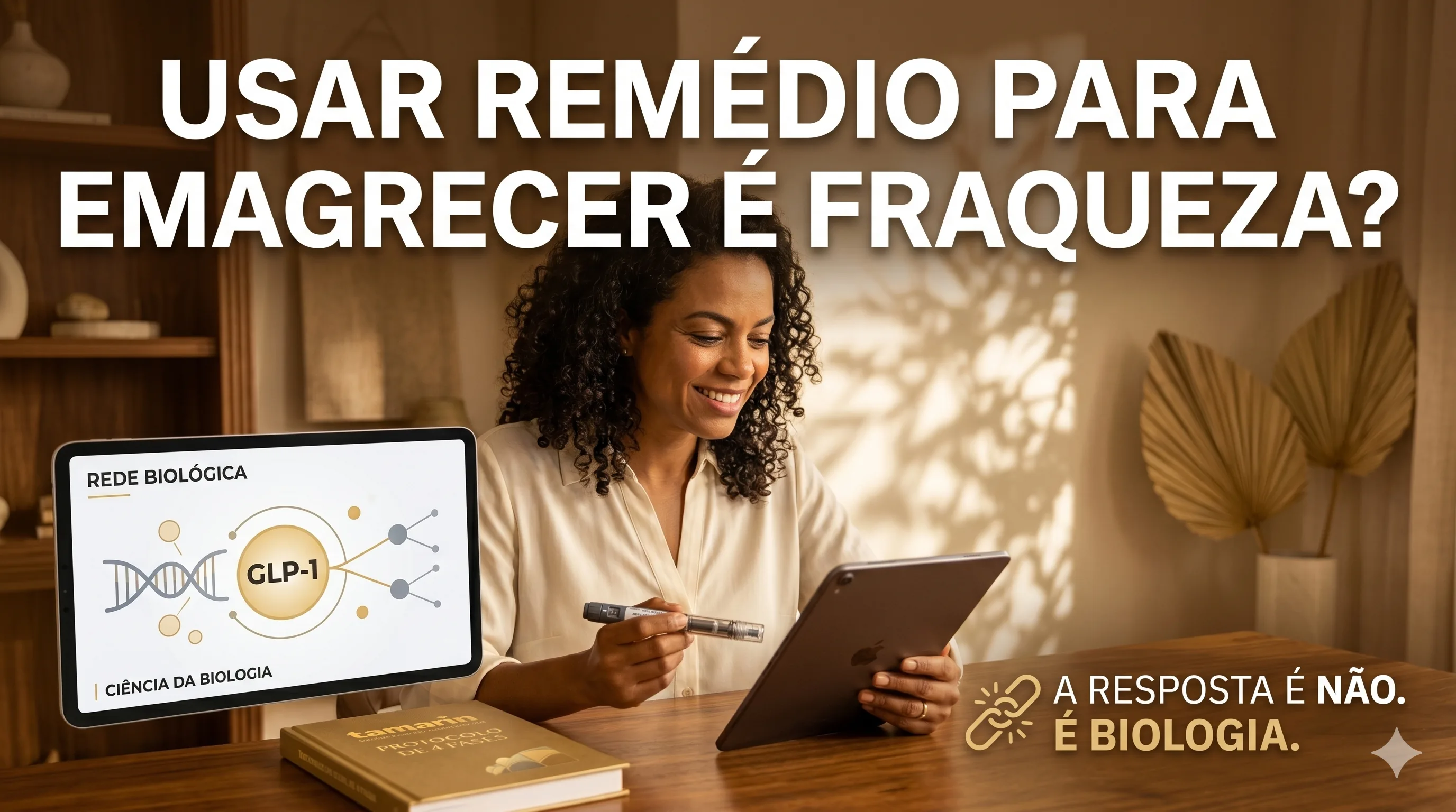 Plataforma Tamarin - Remédio para emagrecer não é fraqueza